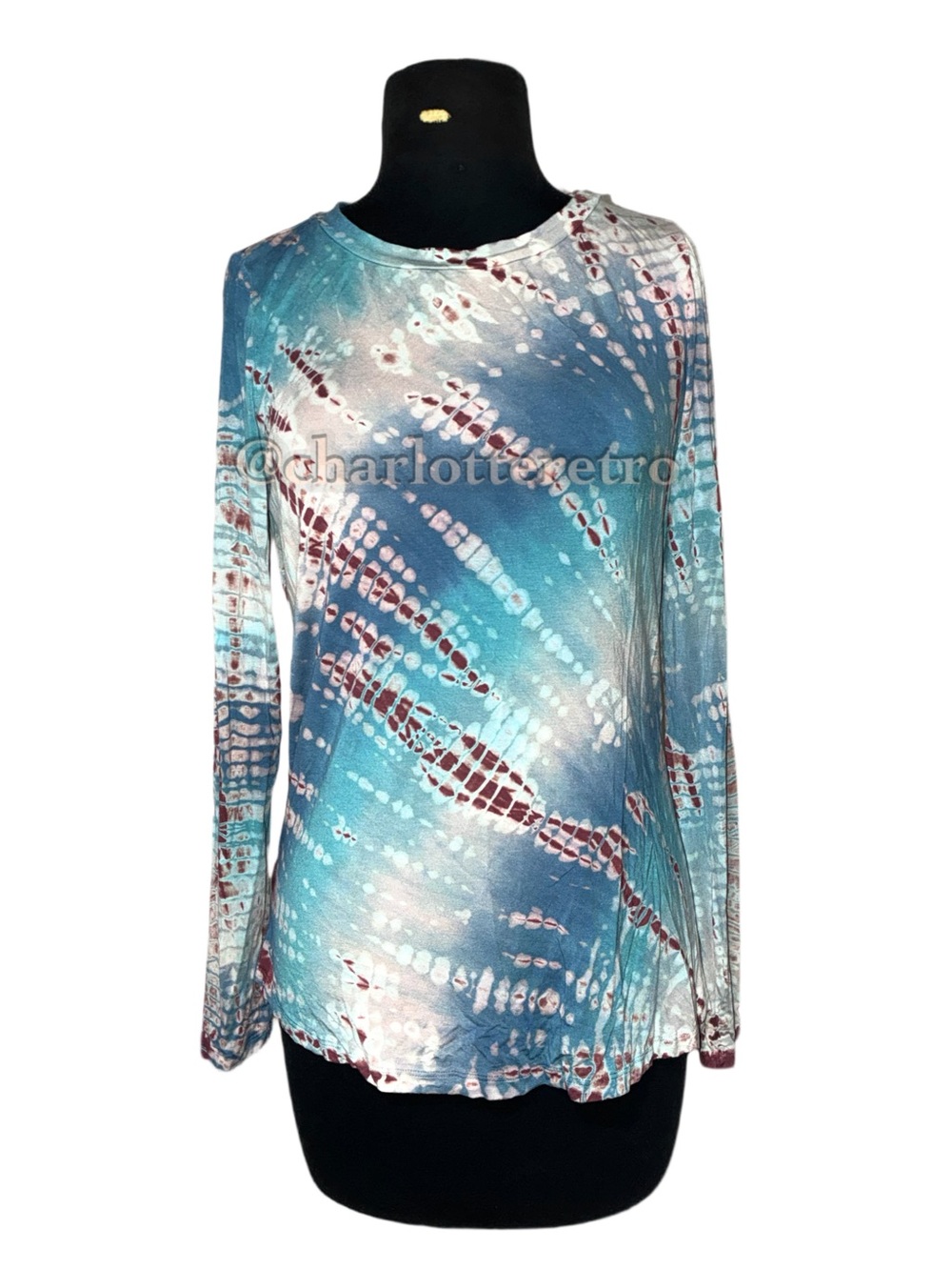 $106 HARD TAIL • Diamond Lizard Drape Back Top